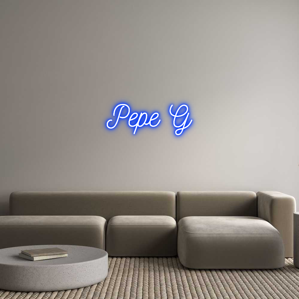 Neon personalizado: Pepe G