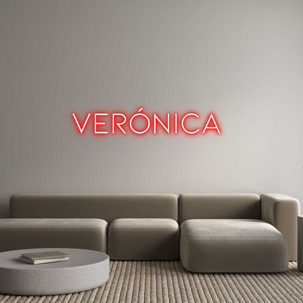 Neon personalizado: Verónica