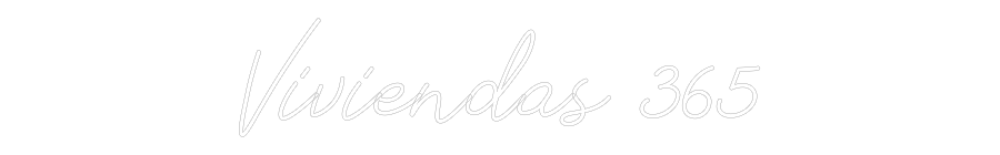Neon personalizado: Viviendas 365