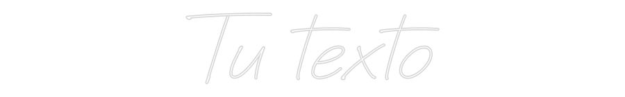 Neon personalizado: Tu texto
