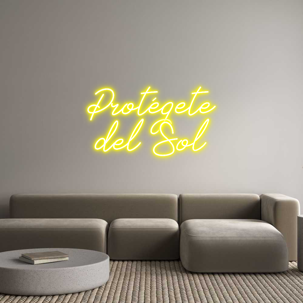 Neon personalizado: Protégete
de...
