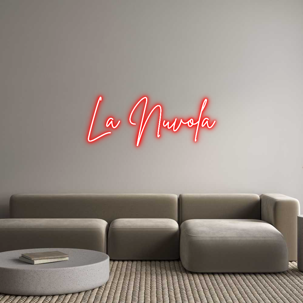 Neon personalizado: La Nuvola