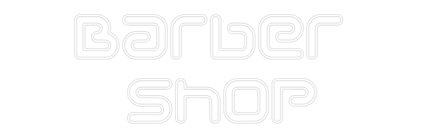 Neon personalizado: Barber
Shop