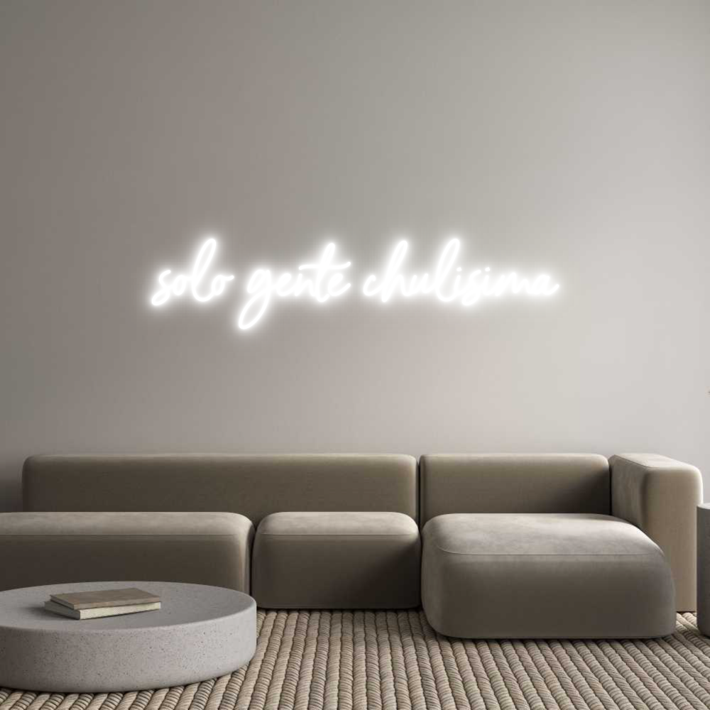 Neon personalizado: solo gente ch...