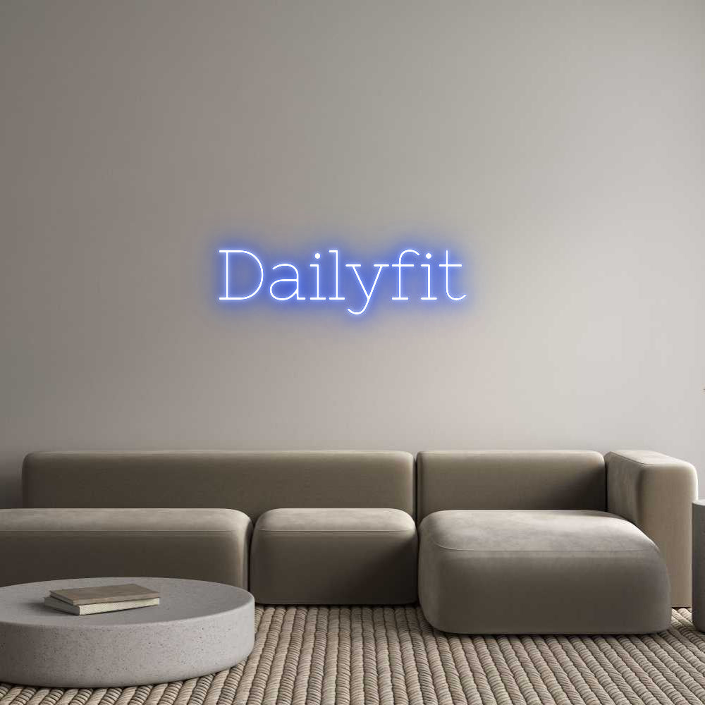 Neon personalizado: Dailyfit