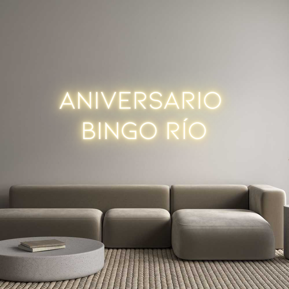 Neon personalizado: Aniversario
...