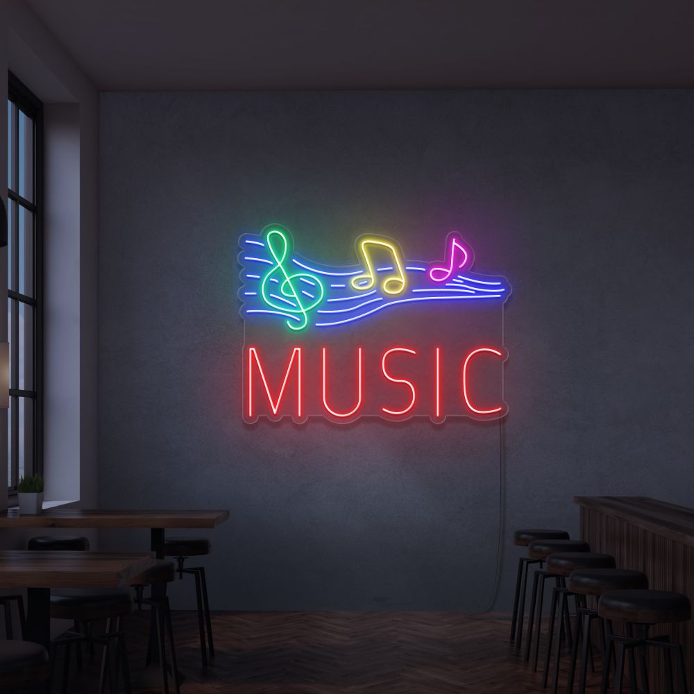 Cartel neon Music