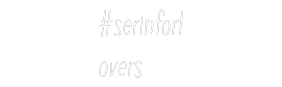 Neon personalizado: #serinforl
o...