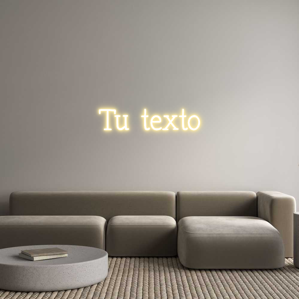 Neon personalizado: Tu texto