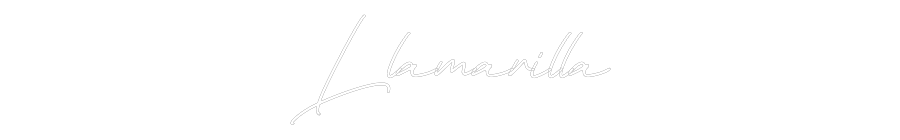 Neon personalizado: Llamarilla