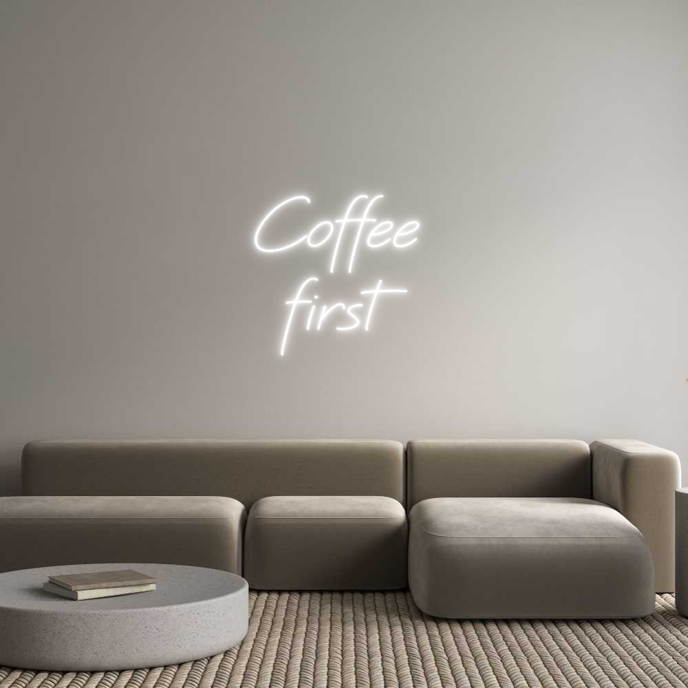 Neon personalizado: Coffee
first