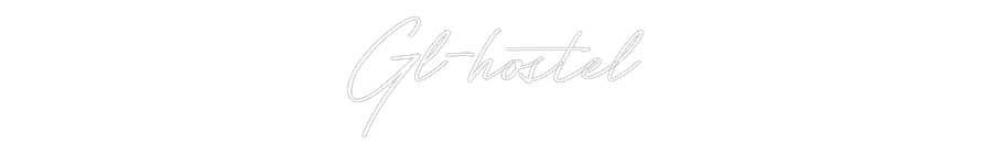 Neon personalizado: Gl-hostel