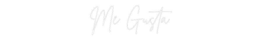 Neon personalizado: Me Gusta