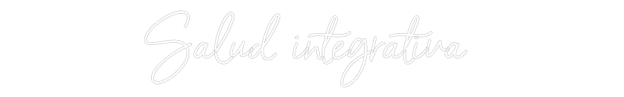 Neon personalizado: Salud integra...