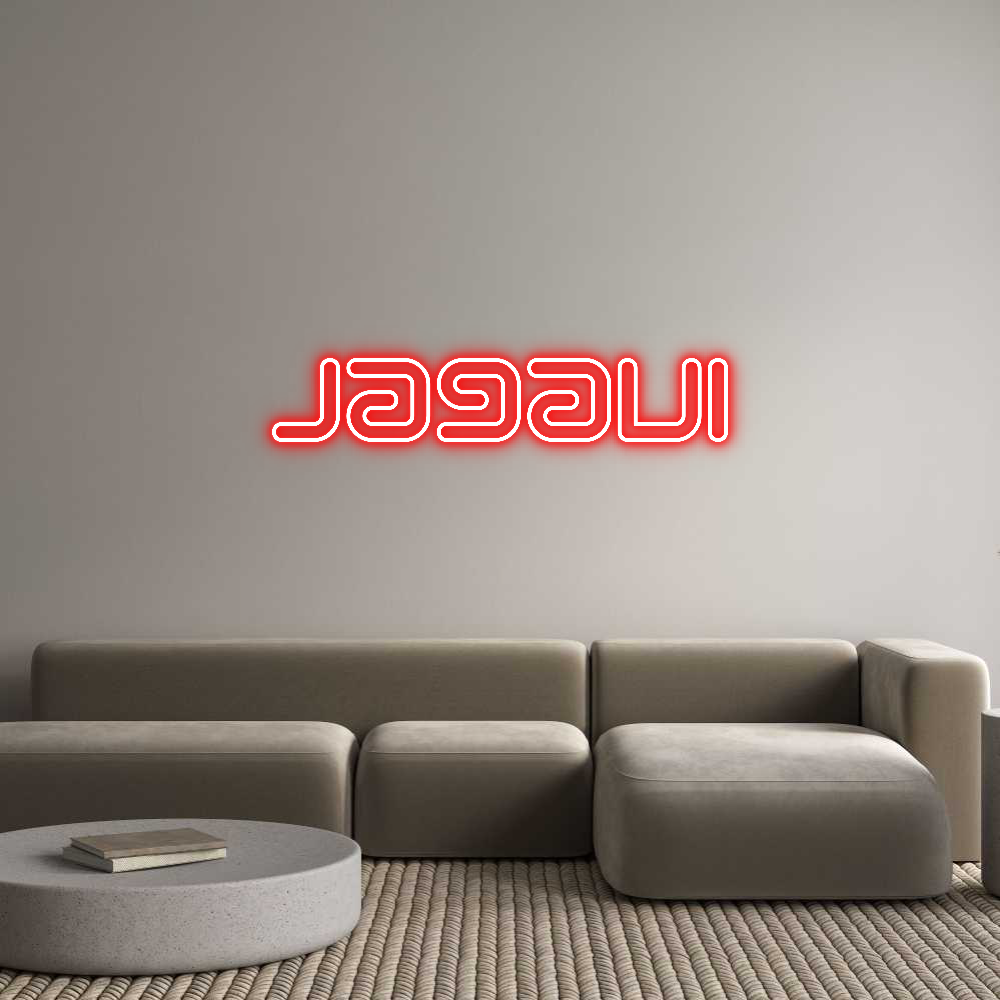 Neon personalizado: jagavi