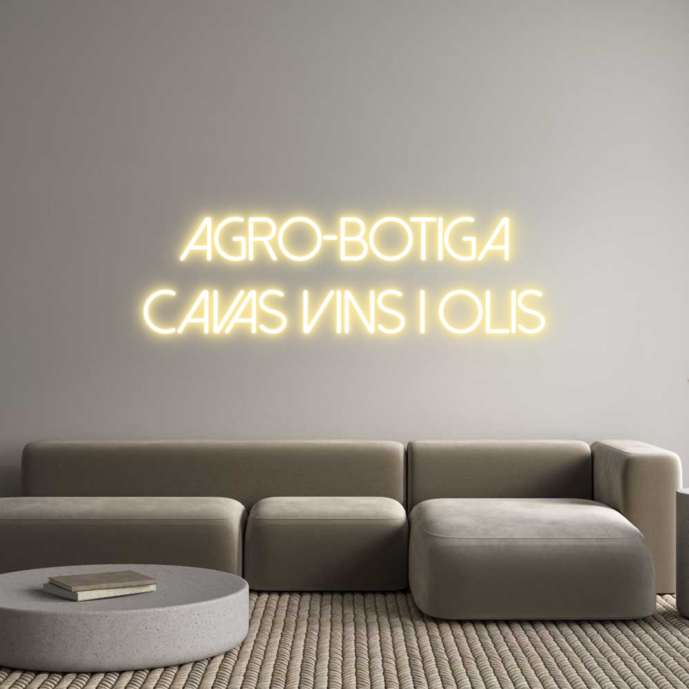 Neon personalizado: AGRO-BOTIGA
...