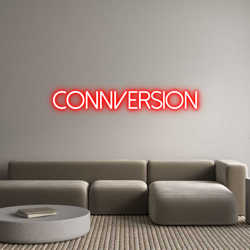 Neon personalizado: CONNVERSION