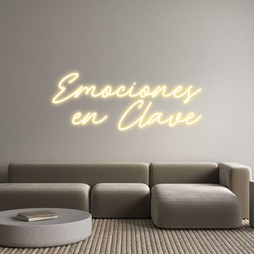 Neon personalizado: Emociones
en...