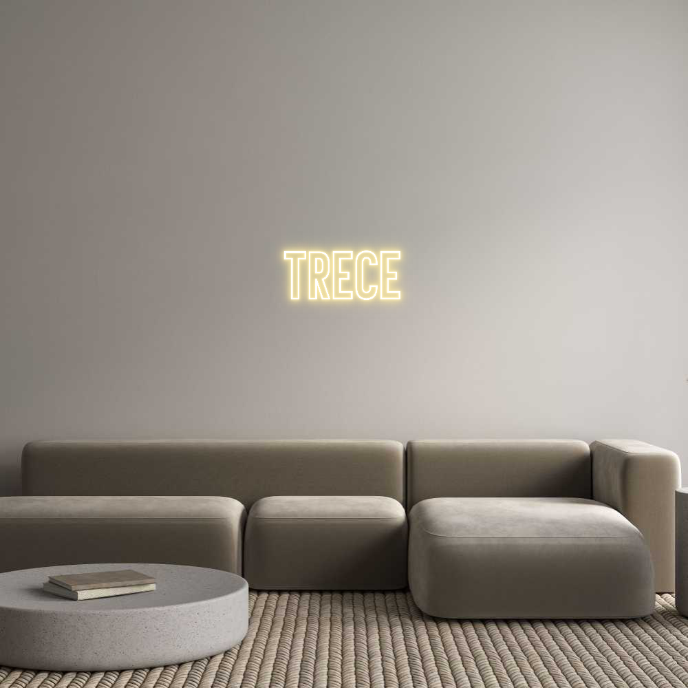 Neon personalizado: TRECE