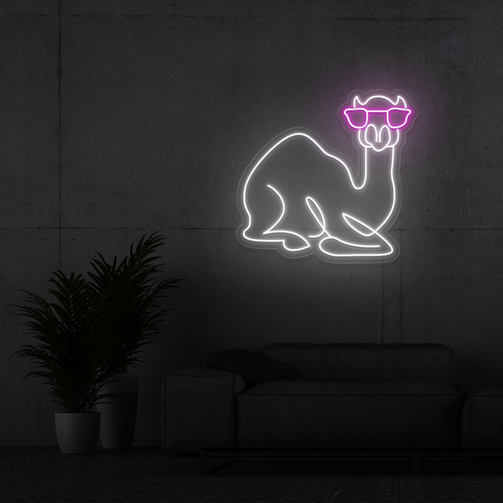 Cartel neon Camello