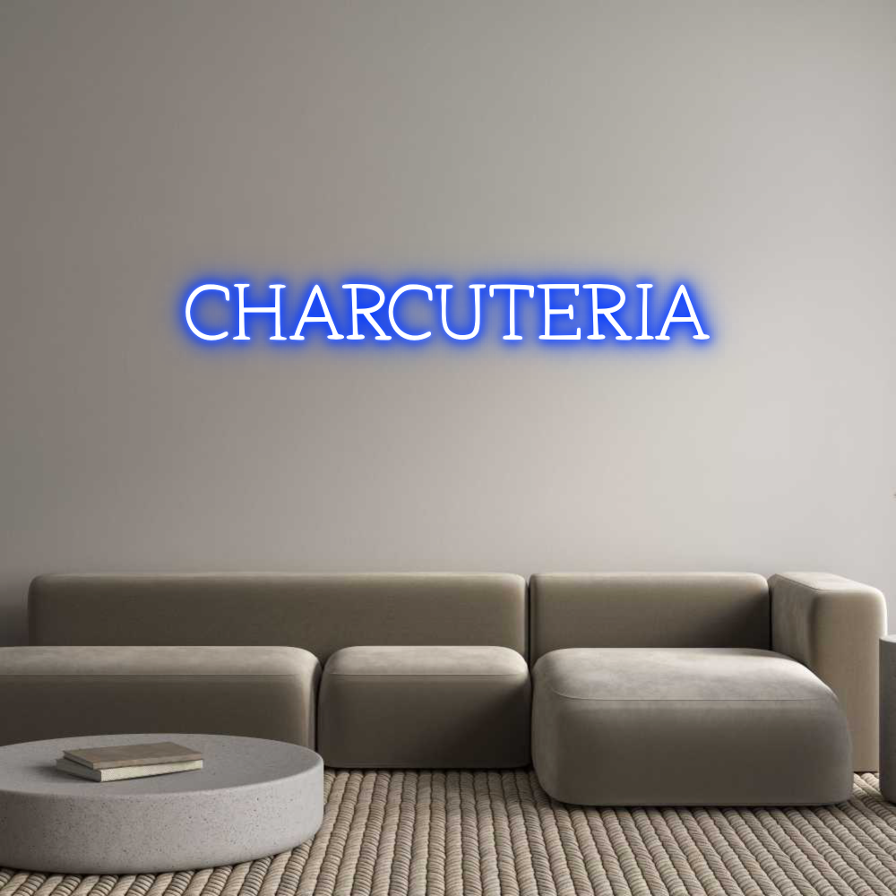 Neon personalizado: CHARCUTERIA
