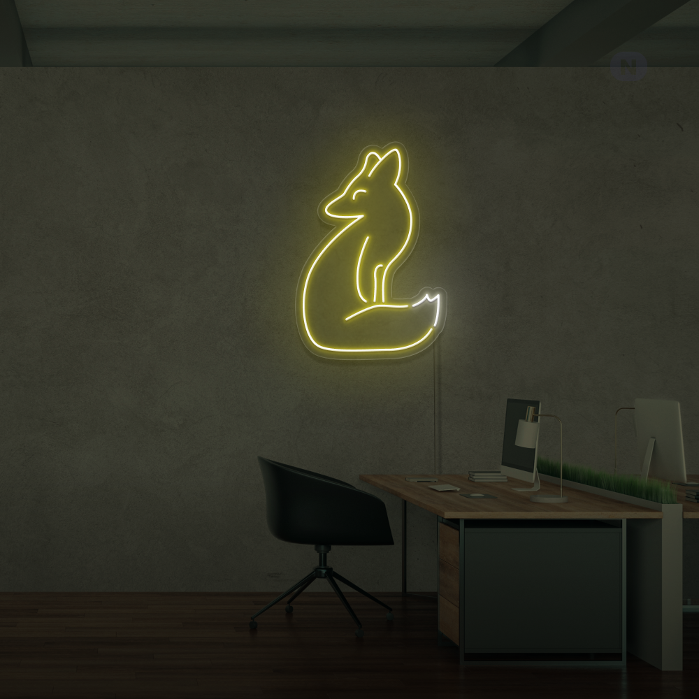 Cartel neon Fox