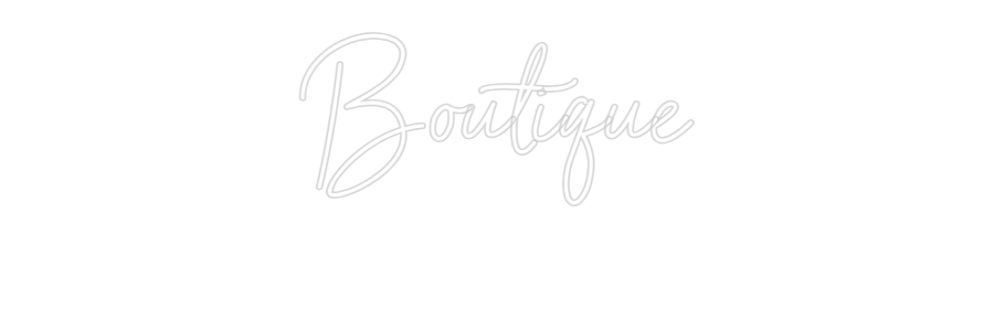 Neon personalizado: Boutique