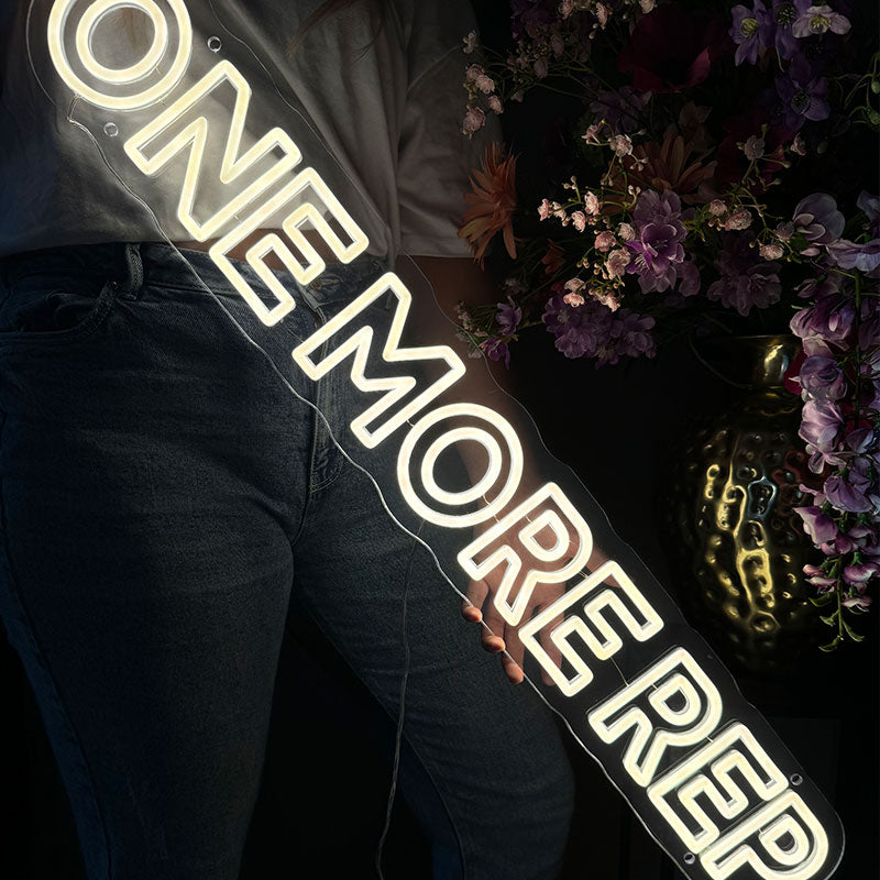 Cartel neon One More Rep