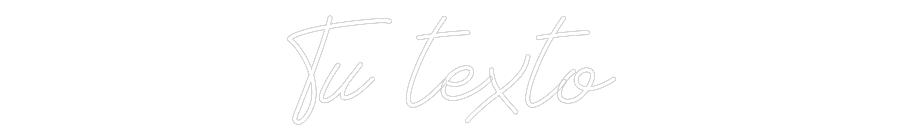 Neon personalizado: Tu texto