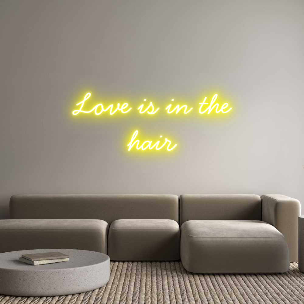 Neon personalizado: Love is in th...