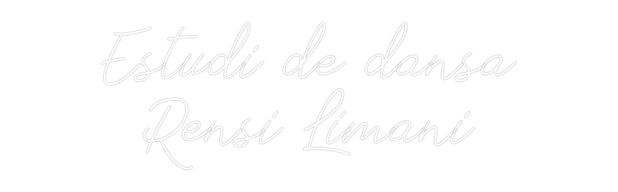 Neon personalizado: Estudi de dan...