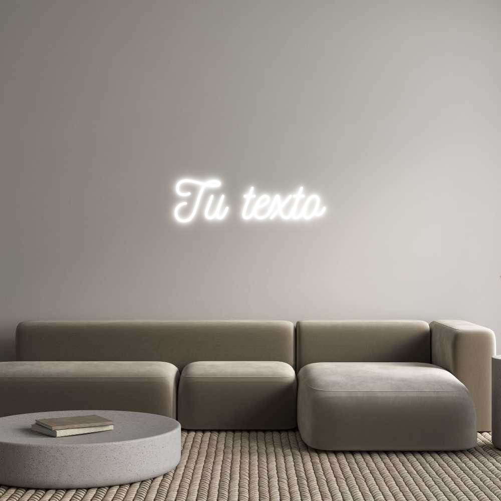 Neon personalizado: Tu texto