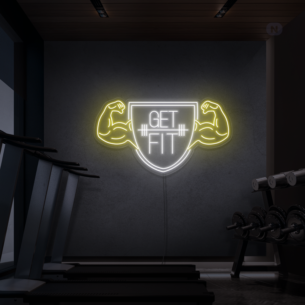 Cartel neon Get Fit