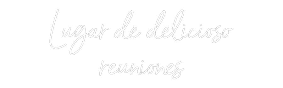 Neon personalizado: Lugar de deli...