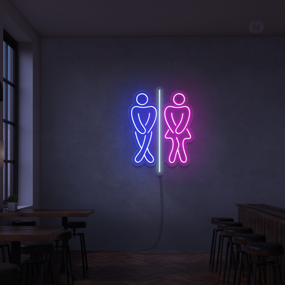 Cartel neon Aseo