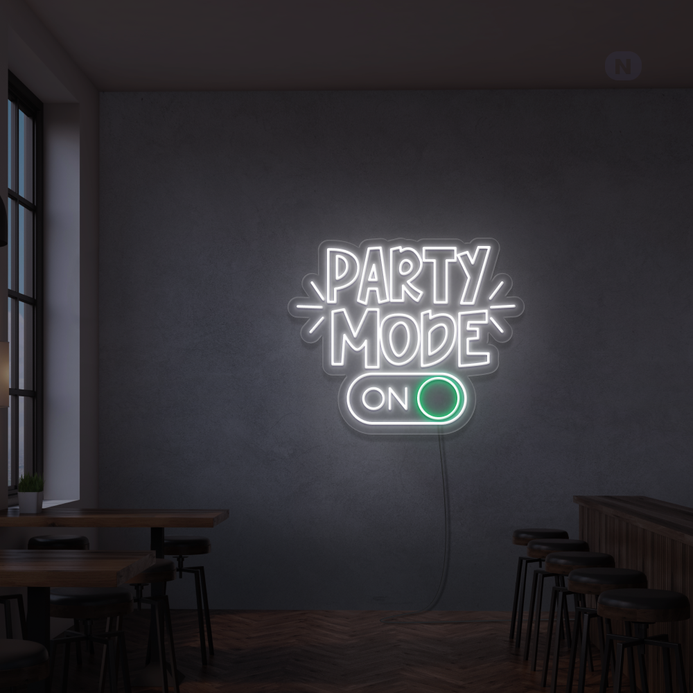 Cartel neon Party Mode