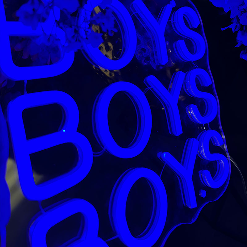 Cartel neon Boys Boys Boys