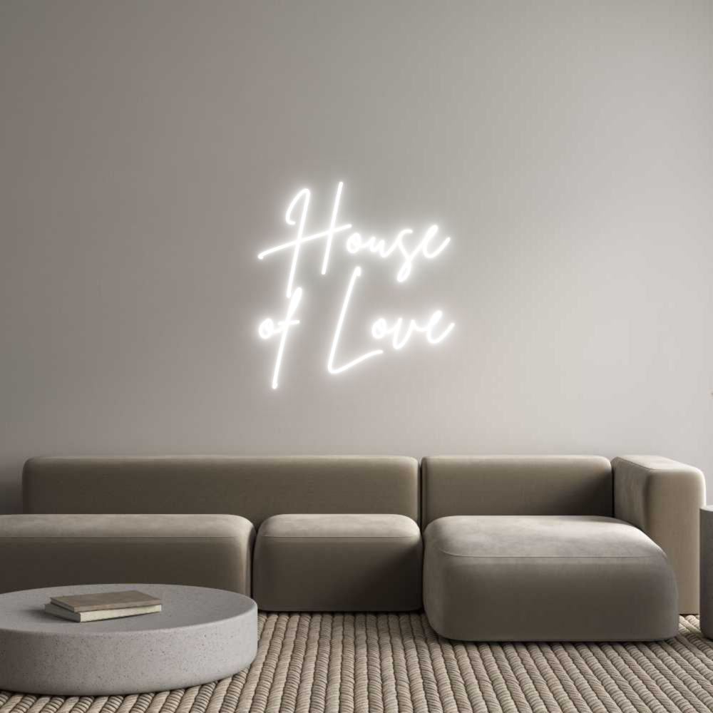Neon personalizado: House
of Love