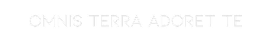 Neon personalizado: Omnis terra a...