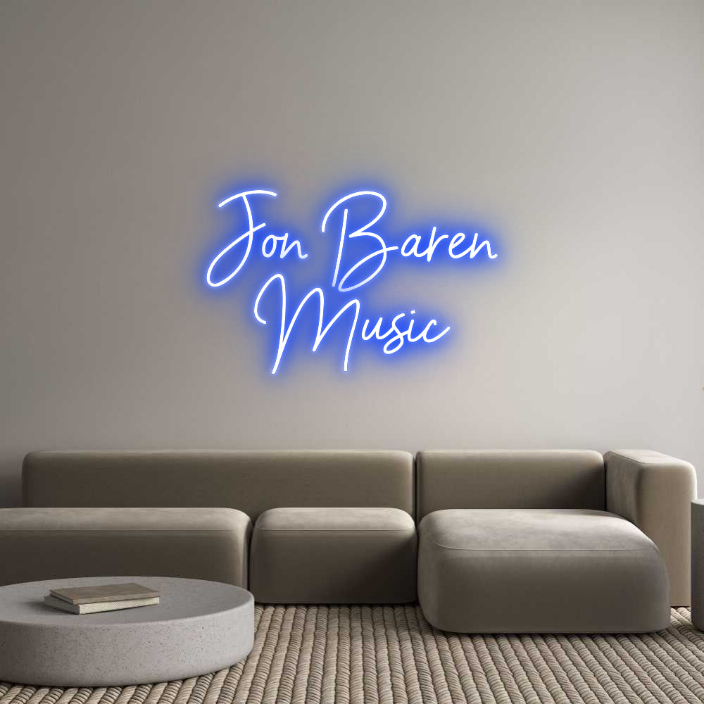 Neon personalizado: Jon Baren
Mu...