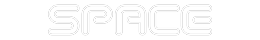 Neon personalizado: SPACE