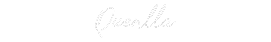 Neon personalizado: Quenlla