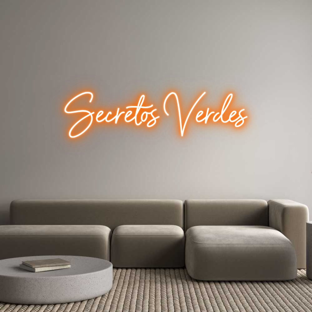 Neon personalizado: Secretos Verd...