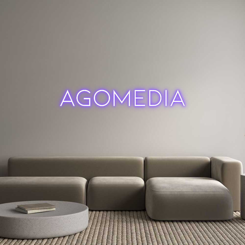 Neon personalizado: AGoMedia