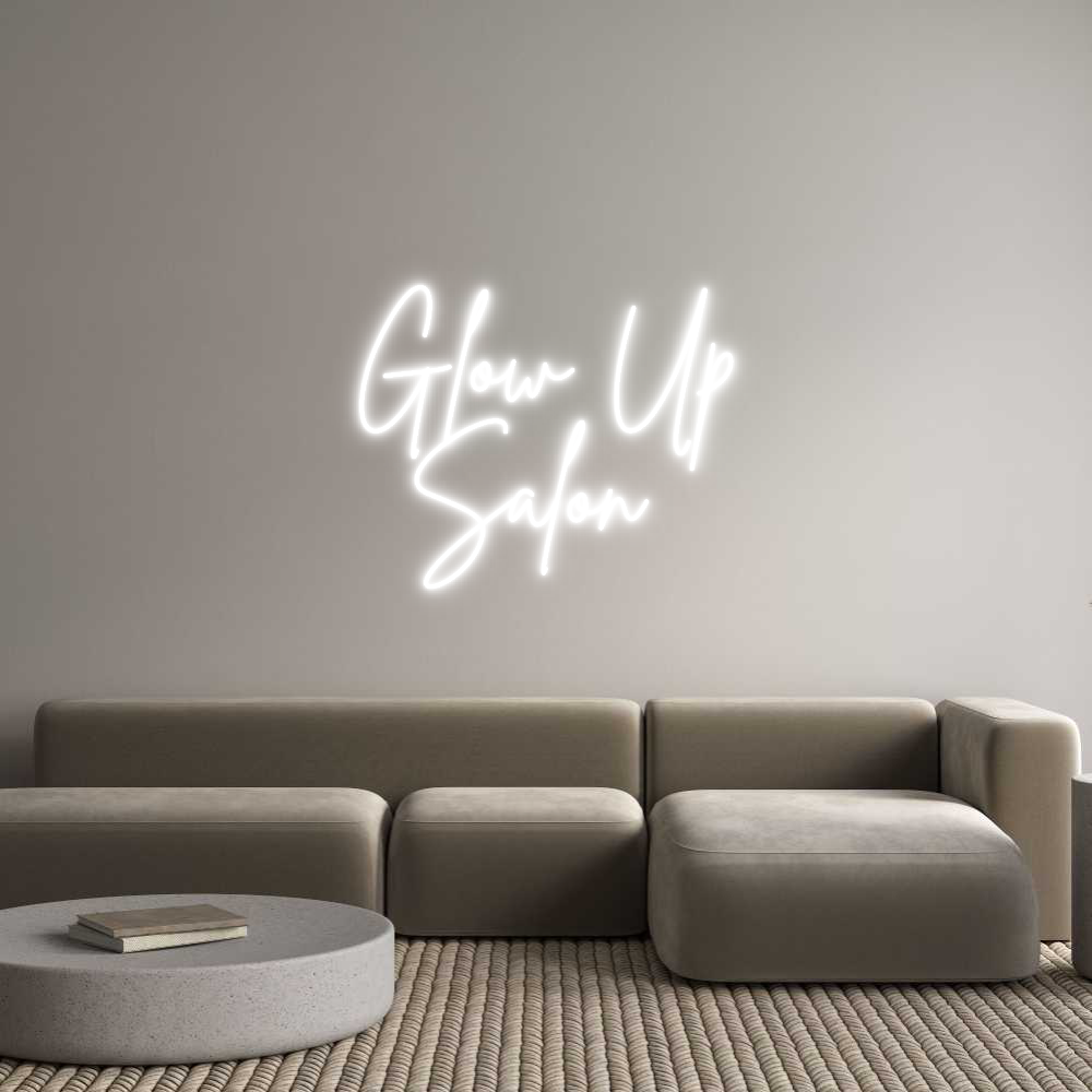 Neon personalizado: Glow Up
Salon