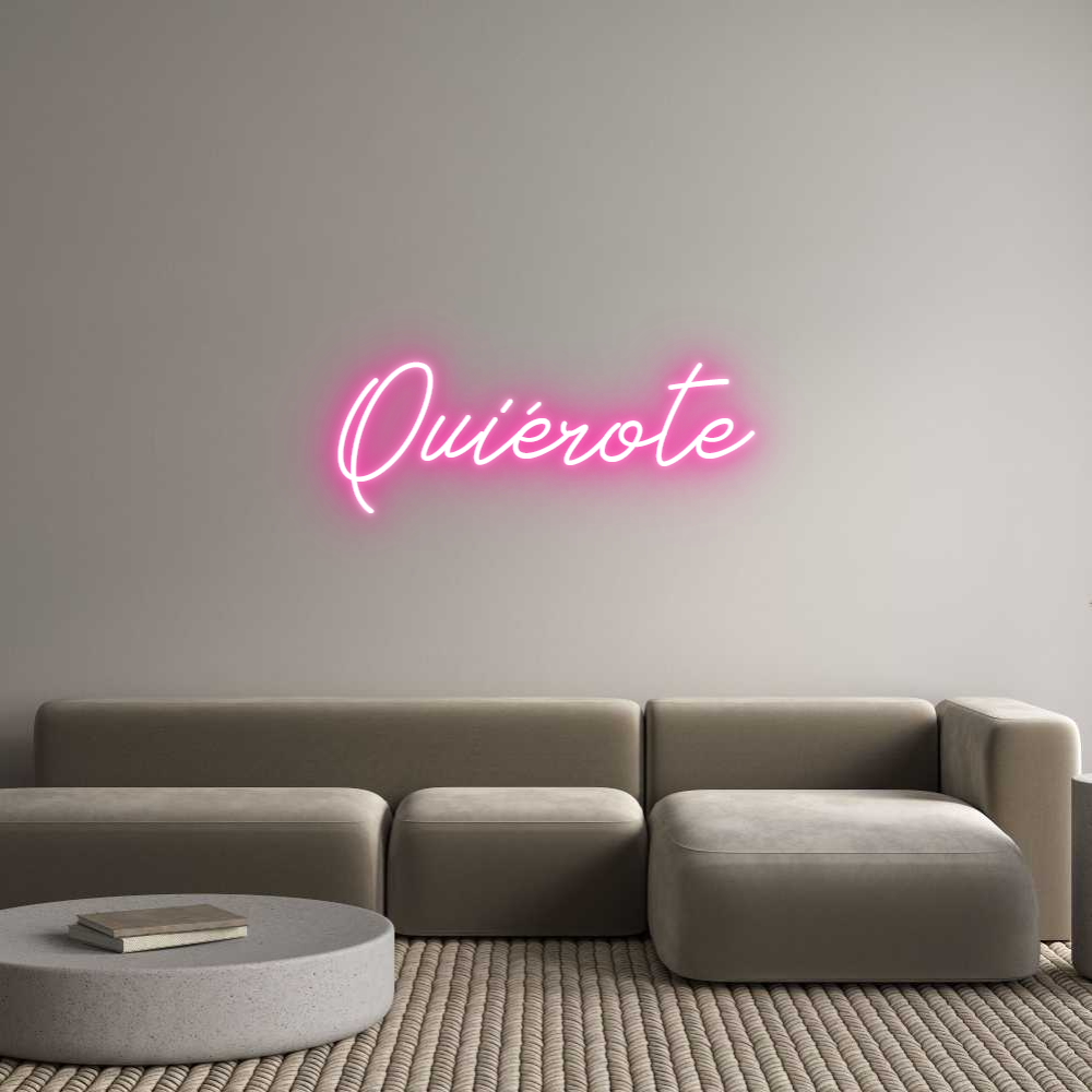Neon personalizado: Quiérote