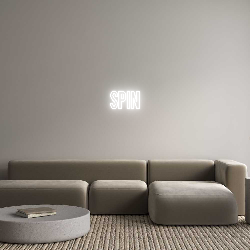 Neon personalizado: SPIN