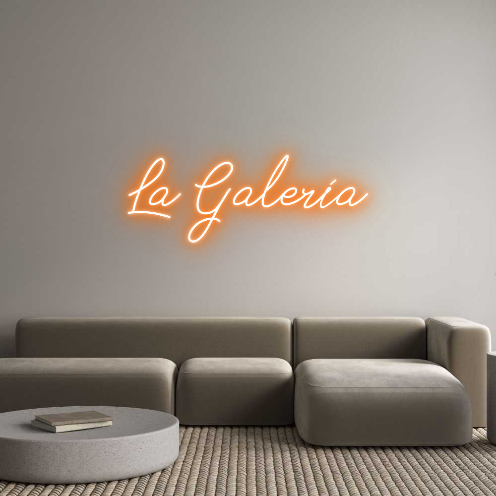 Neon personalizado: La Galería
