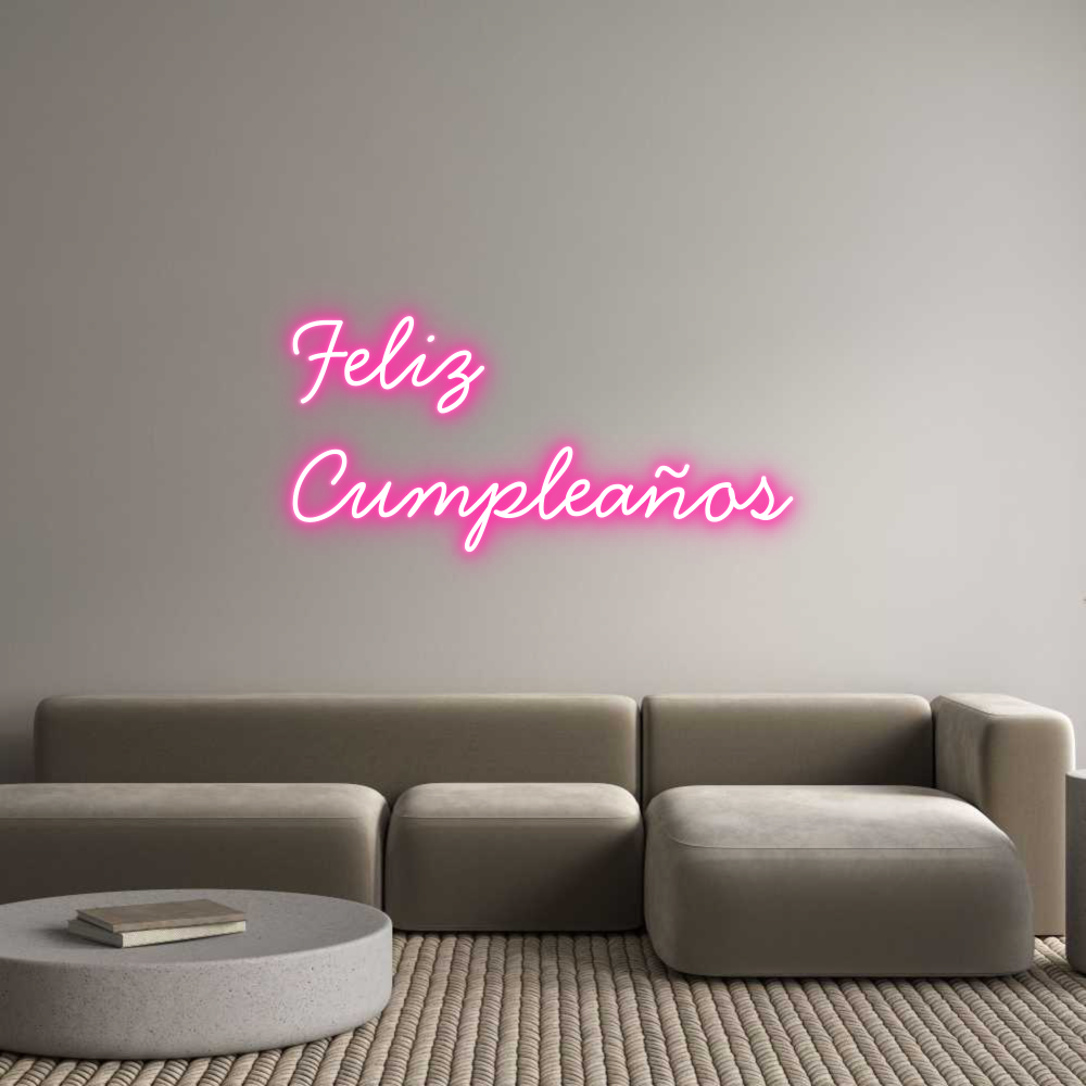 Neon personalizado: Feliz
Cumple...