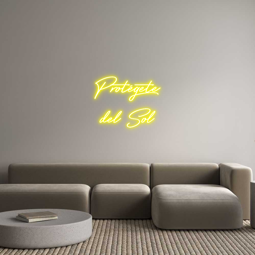 Neon personalizado: Protégete
de...